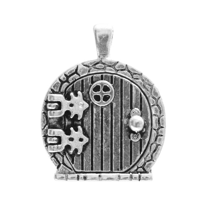 Magnetic Fairy Door Locket Pendant / 32mm magnetic door opens for pictures, secrets or wishes / use as charm, pendant or locket