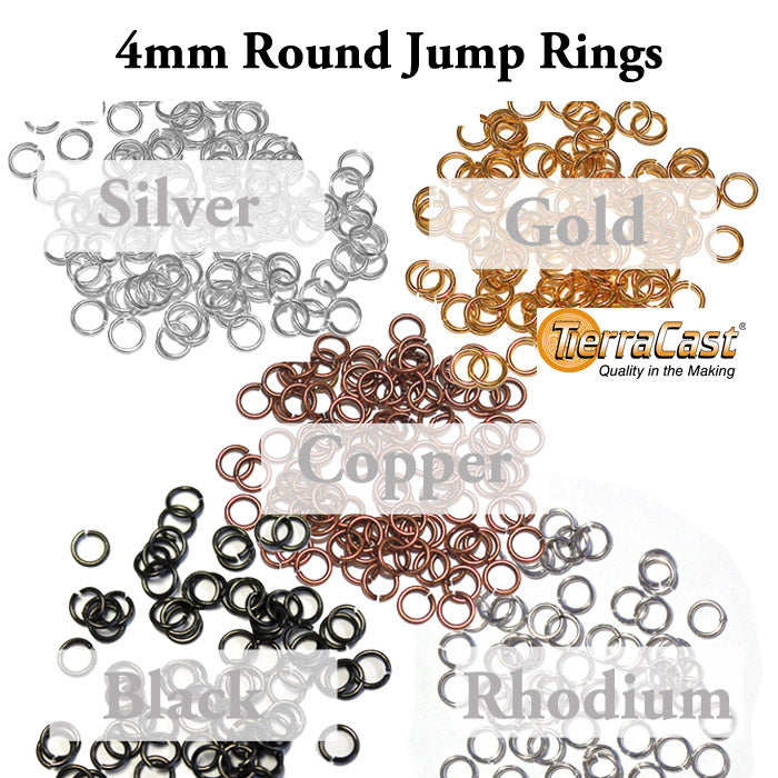 TierraCast 4mm Round Jump Rings