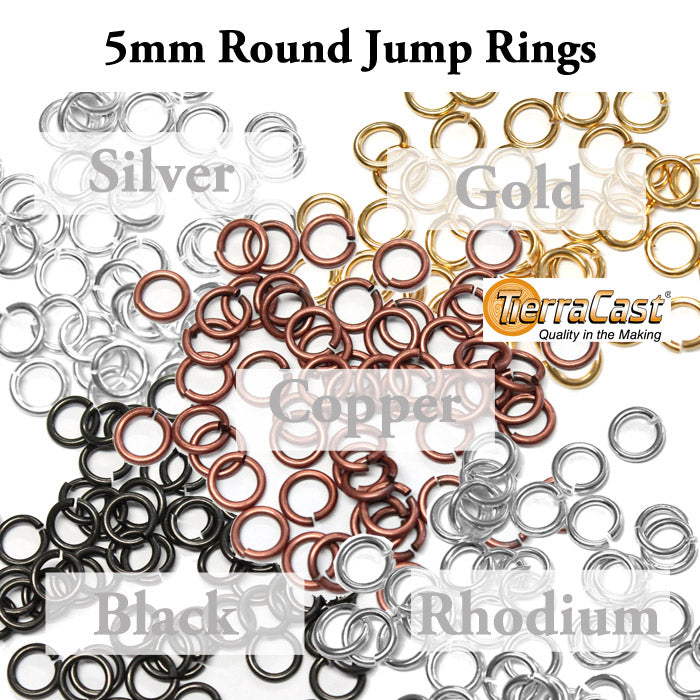 5mm Jump Rings 5mm Round Jump Rings – StravaMax Jewelry Etc