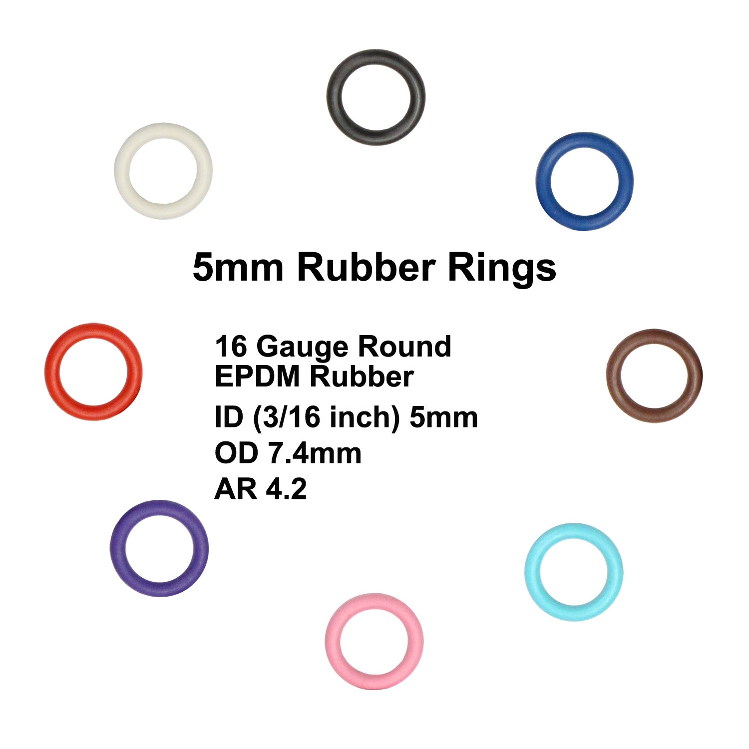 5mm Rubber Rings