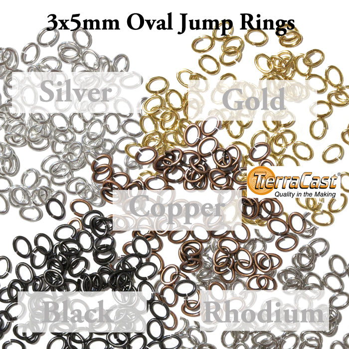 TierraCast Large Oval Jump Rings
