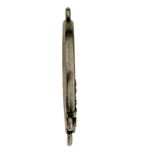 TierraCast Large Blossom Pendant 3 to 1 Link / 34 x 25mm / pewter with a brass oxide finish