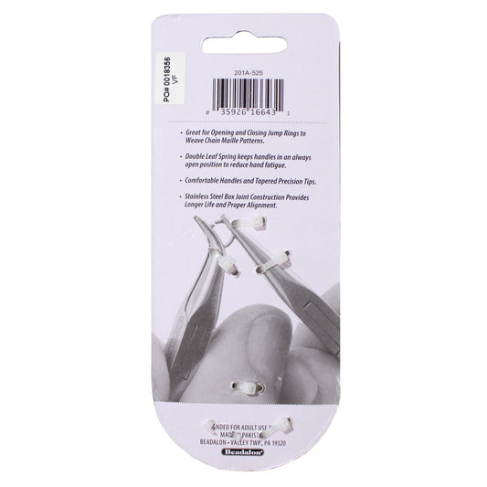Beadalon Artistic Wire Chain Maille Tool Set / back of package