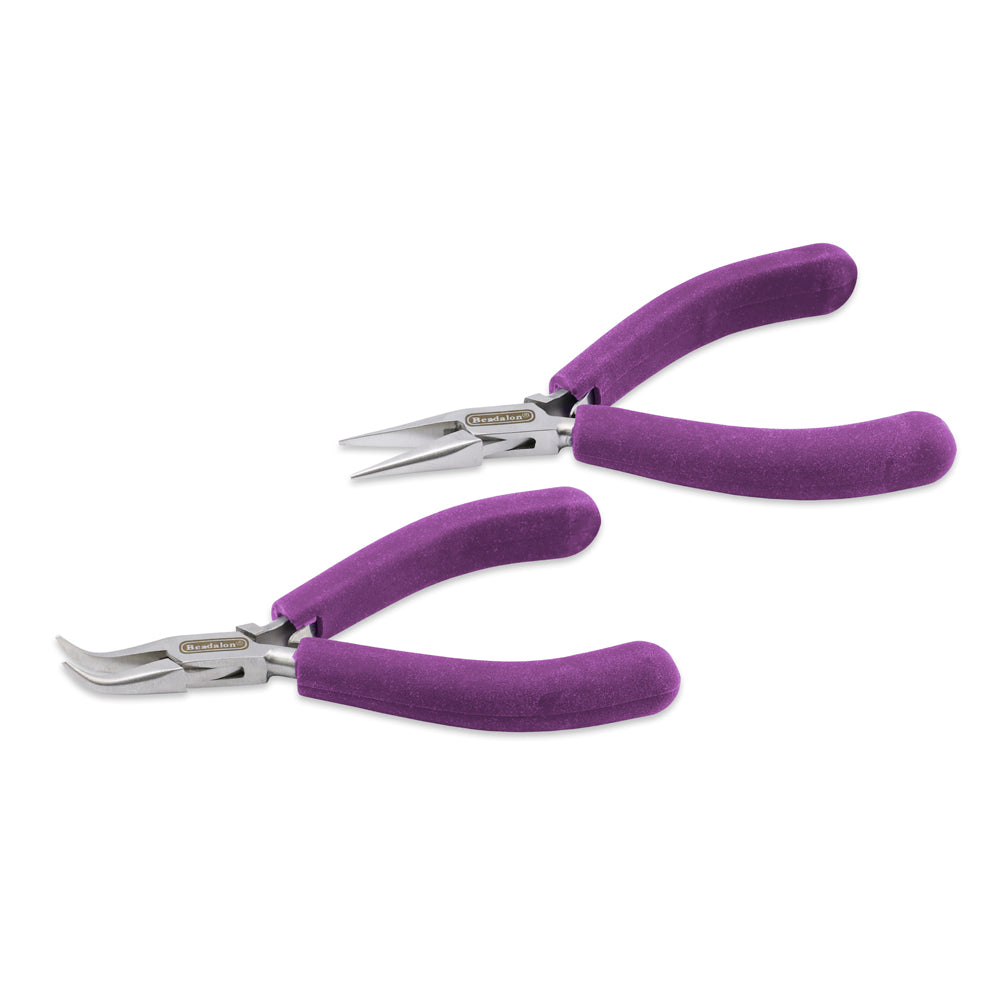 Beadalon Artistic Wire Chain Maille Tool Set / Chain Nose & Bent Chain Nose Pliers