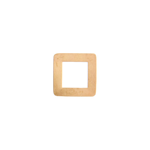 BRASS Square Washer Metal Blank