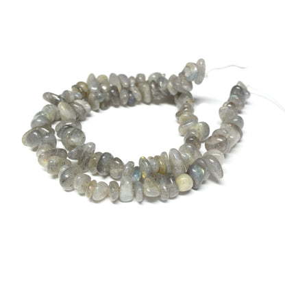Labrodite Chip Beads - side view