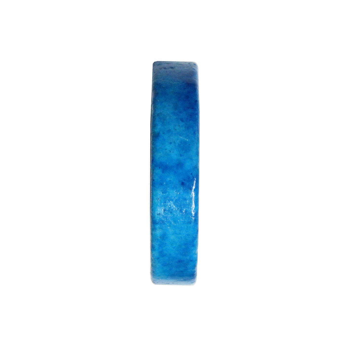 Celtic Cross Medallion / dyed chalk blue turquoise / 40mm Dia x 6mm Thk