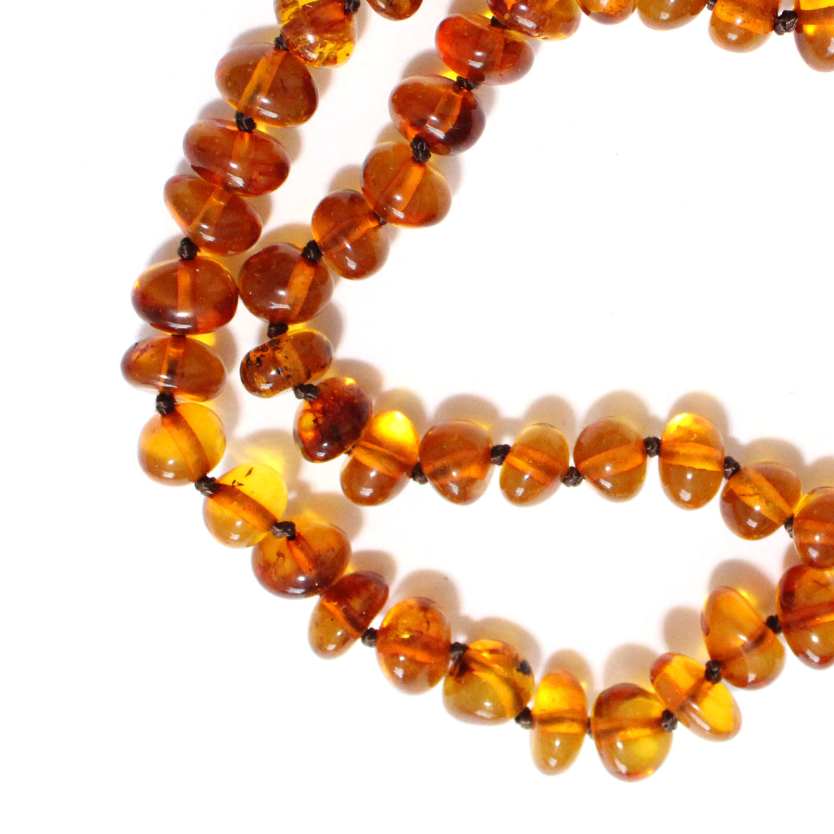 Baltic Amber Roundelle Nugget Beads / irregular 6x9mm natural