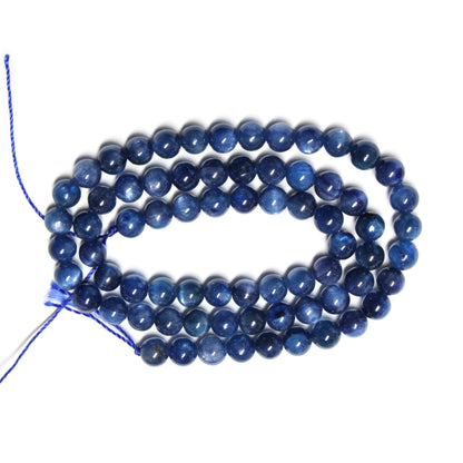 5.5mm Kyanite Round Beads / 15" Strand