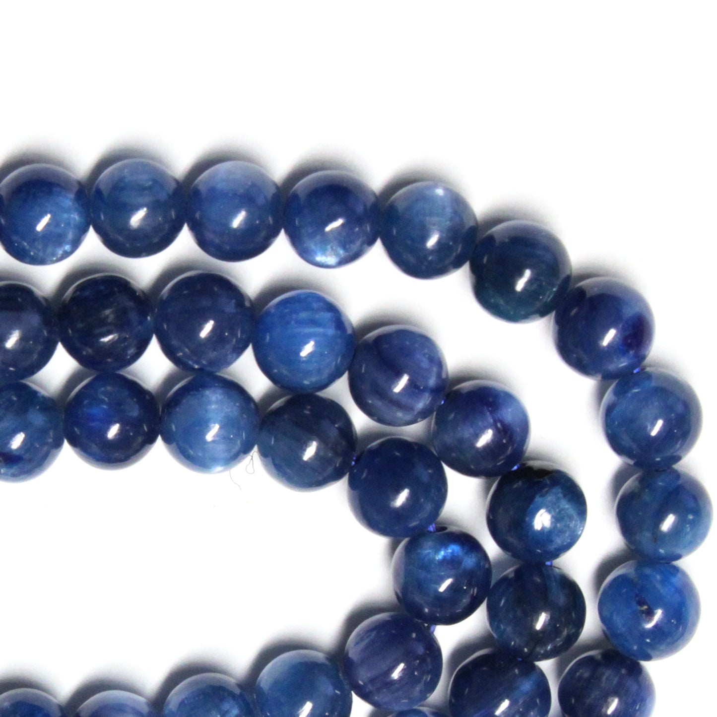 5.5mm Kyanite Round Beads / 15" Strand