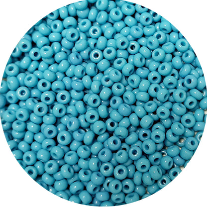 10/0 TURQUOISE Seed Beads  / 500 grams /  Preciosa Czech Glass