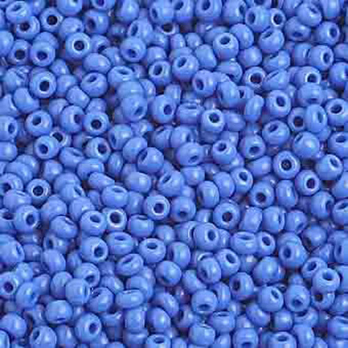 10/0 MEDIUM BLUE Seed Beads  / sold in 1 ounce packs /  Preciosa Czech Glass