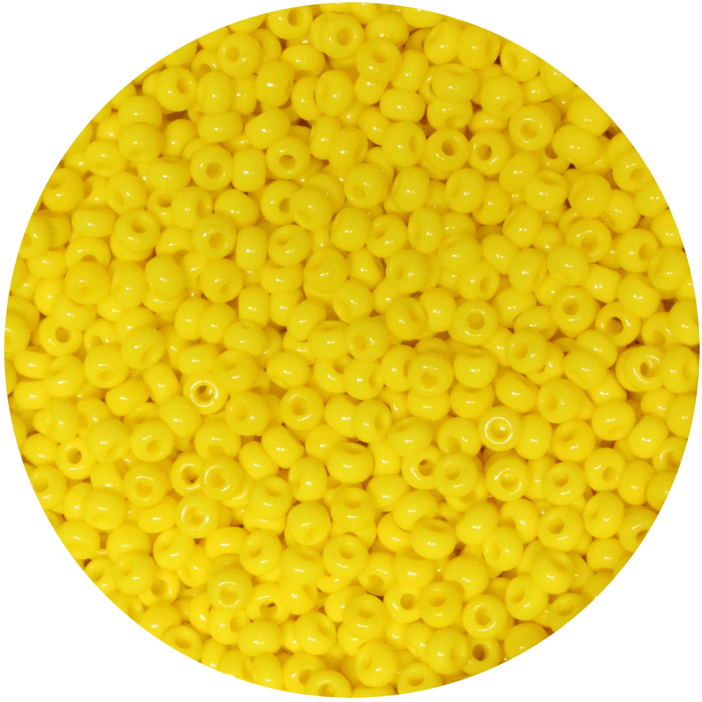 10/0 LEMON YELLOW Seed Beads – Preciosa Czech Glass