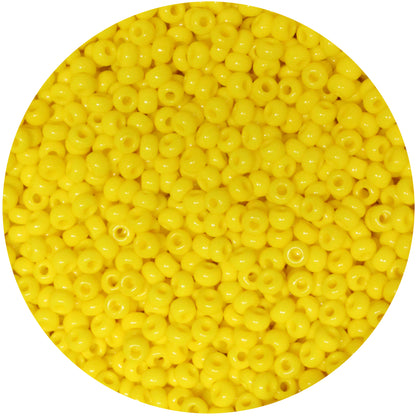 10/0 LEMON YELLOW Seed Beads – Preciosa Czech Glass