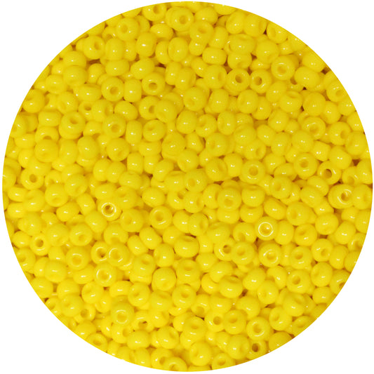 10/0 LEMON YELLOW Seed Beads – Preciosa Czech Glass
