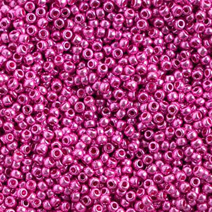 10/0 METALLIC PINK Seed Beads / 500 grams / Preciosa Czech Glass