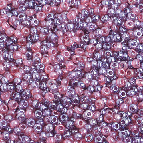 10/0 BERRY LUSTER MIX Seed Beads  / sold in 1 ounce packs /  Preciosa Czech Glass