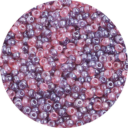 10/0 BERRY LUSTER MIX Czech Glass Seed Beads