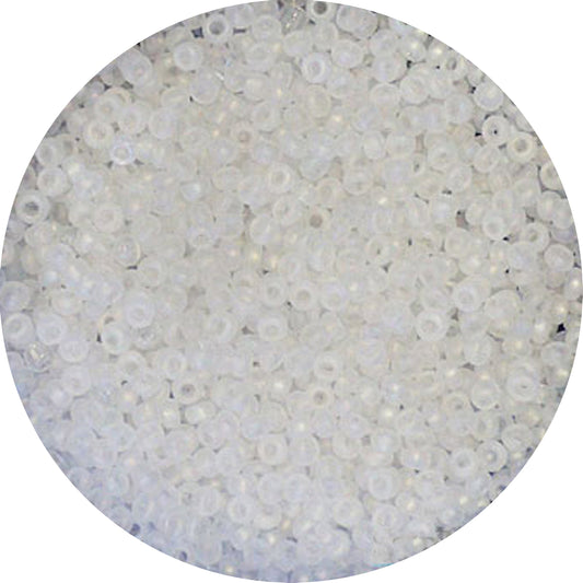 10/0 CRYSTAL MATTE Czech Glass Seed Beads