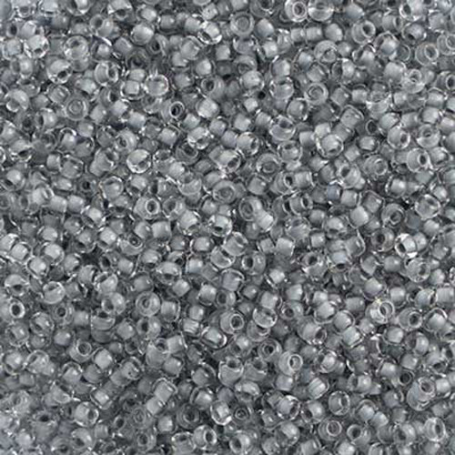 10/0 CLEAR CRYSTAL GREY Seed Beads  / sold in 1 ounce packs /  Preciosa Czech Glass