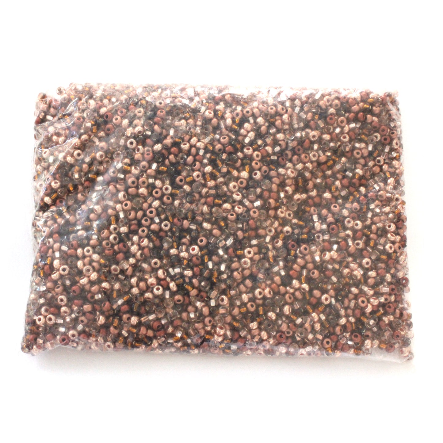 6/0 COPPER MEGA MIX Seed Beads / 500 Grams / Preciosa Czech Glass