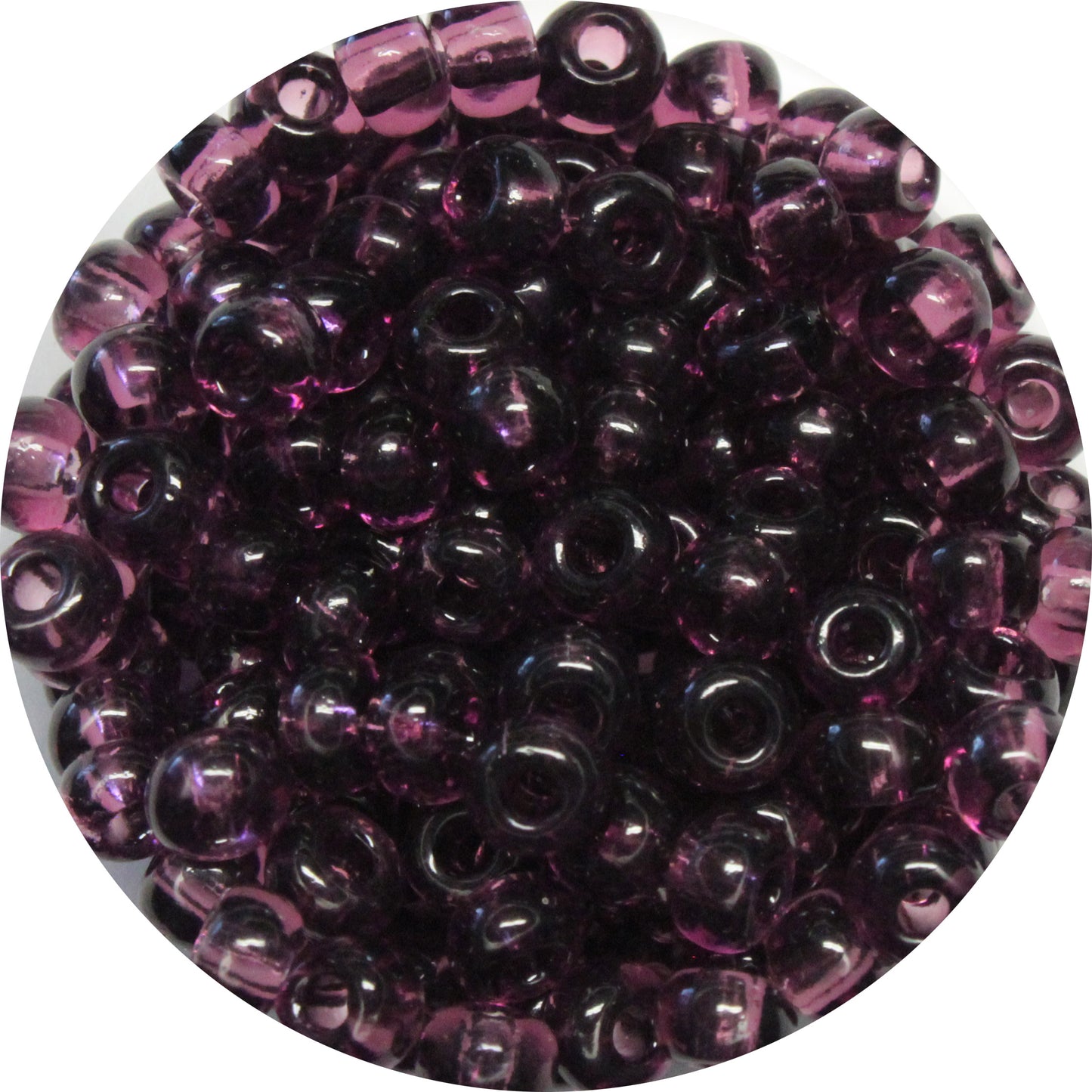 6/0 AMETHYST PURPLE Seed Beads / 500 Grams / Preciosa Czech Glass