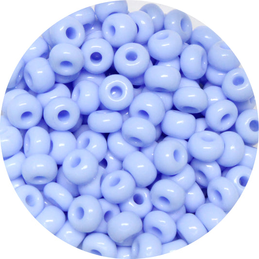 6/0 POWDER BLUE Seed Beads / sold in 1 ounce packs / Preciosa Czech Glass