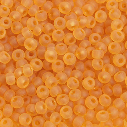 6/0 MEDIUM TOPAZ MATTE Seed Beads / Preciosa Czech Glass