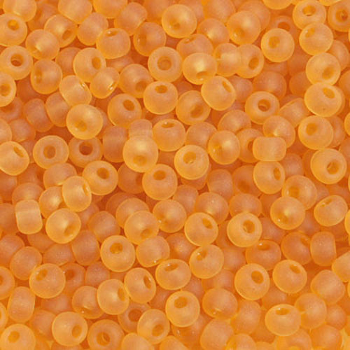 6/0 MEDIUM TOPAZ MATTE Seed Beads / Preciosa Czech Glass