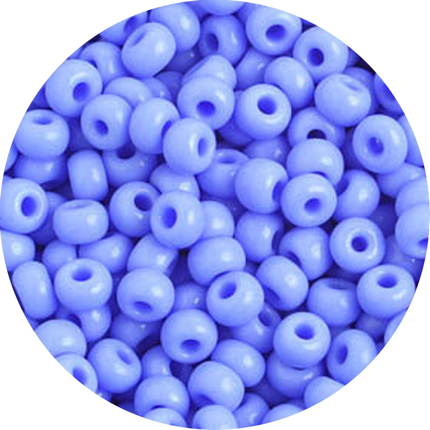 6/0 PALE BLUE Czech Glass Seed Beads