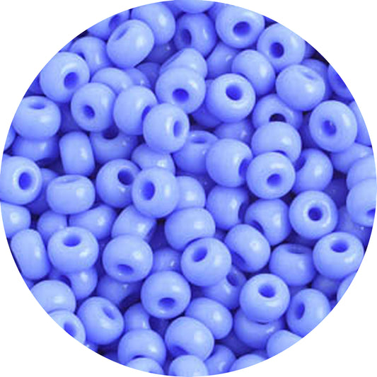 6/0 PALE BLUE Czech Glass Seed Beads