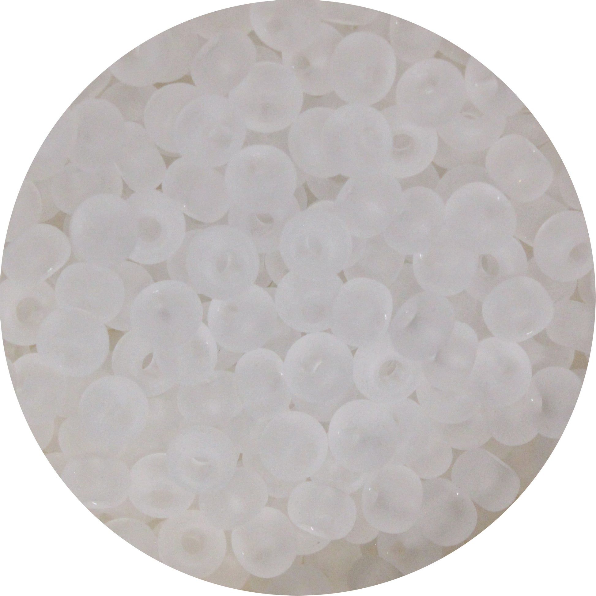 6/0 CRYSTAL MATTE Czech Glass Seed Beads