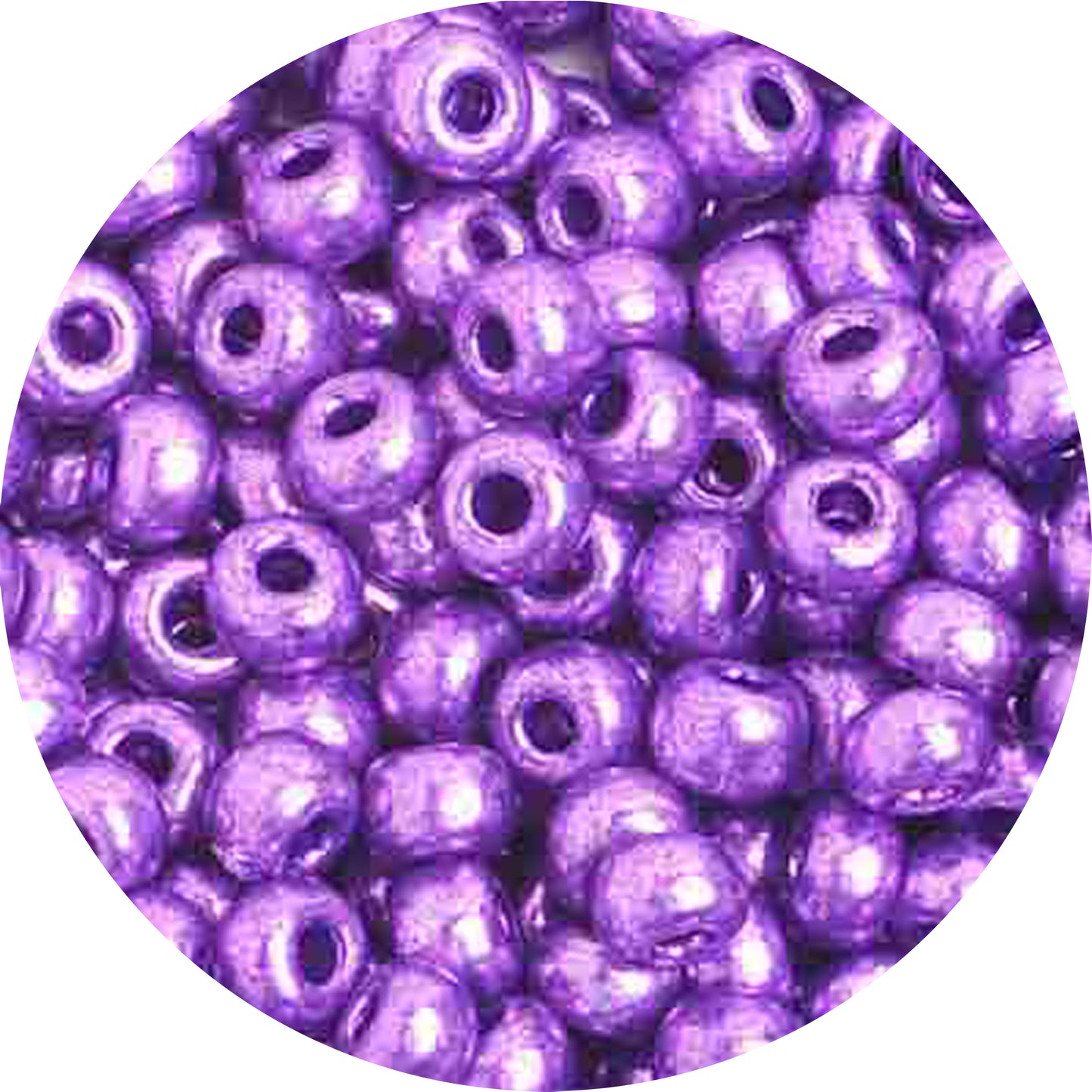 6/0 METALLIC PURPLE Czech Glass Seed Beads