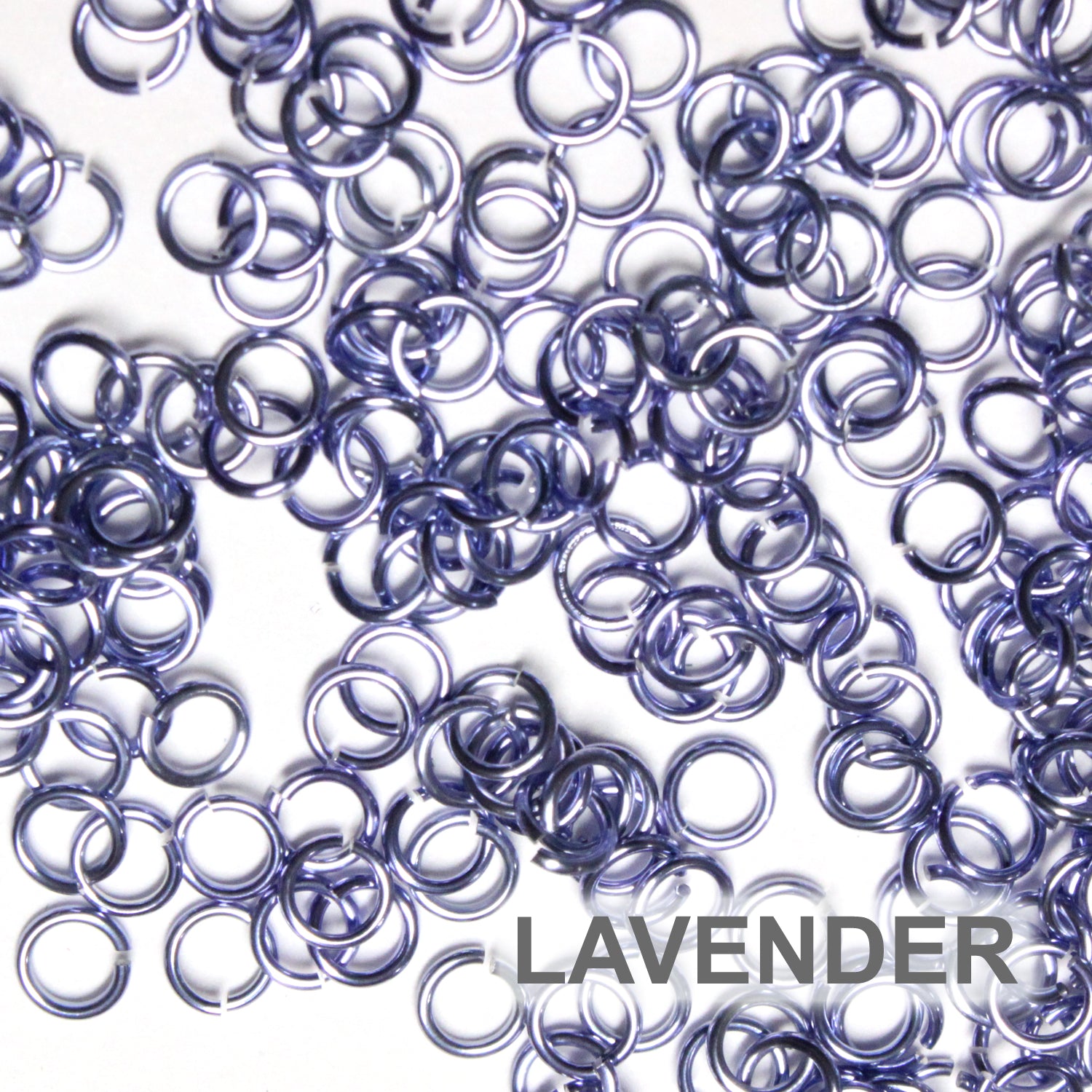 SHINY LAVENDER 3.4mm 20 GA Jump Rings