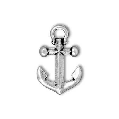 TierraCast Anchor Pendant / pewter with antique silver finish