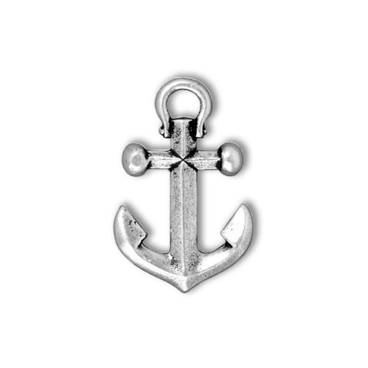 TierraCast Anchor Pendant / pewter with antique silver finish