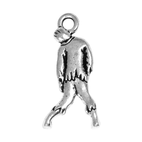 TierraCast Zombie Charm / pewter with antique silver finish / reverse view