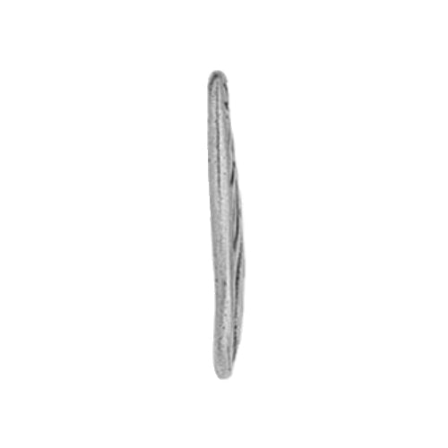 TierraCast 22mm Jardin Teardrop Charm / pewter with an antique pewter finish