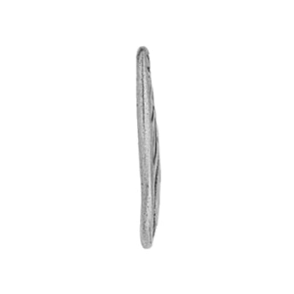 TierraCast 22mm Jardin Teardrop Charm / pewter with an antique pewter finish