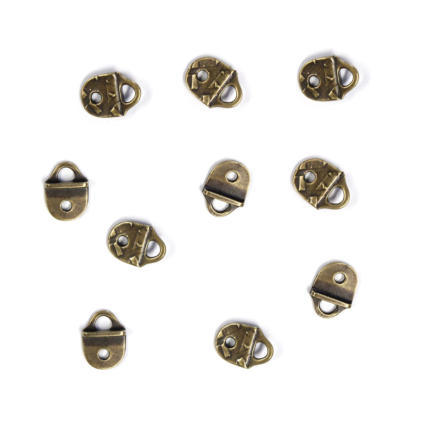 TierraCast R&R Strap Tip Link / pewter with a brass oxide finish