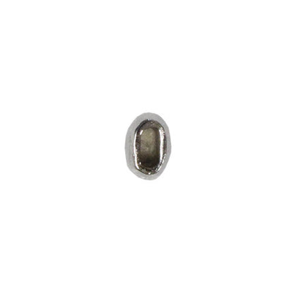 TierraCast 4 x 2mm Distressed Crimp End Cap / pewter with a white bronze finish / 94-5852-70