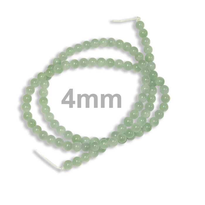 4mm Amazonite / 16" Strand / natural / smooth round stone beads