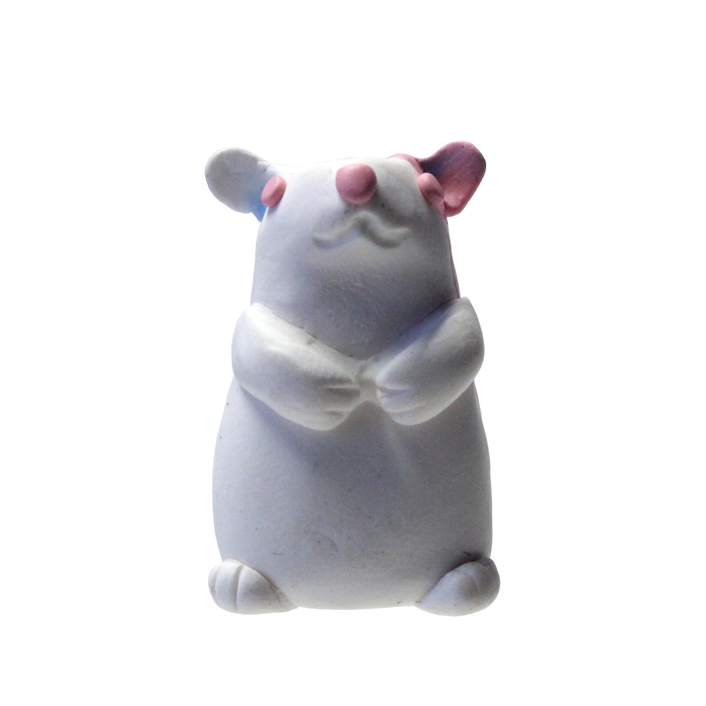 BUBBLEGUM Hamster / hand sculpted polymer clay / choose from figurine, charm or keychain