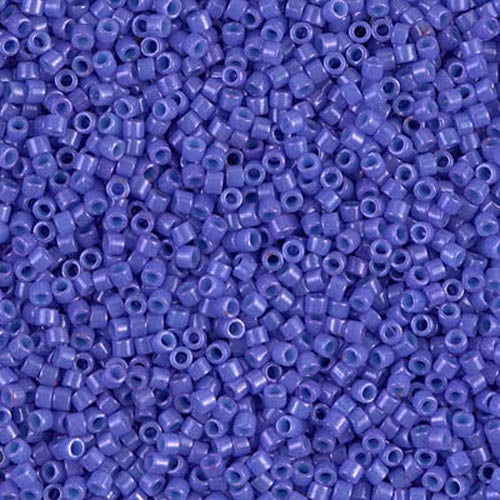 DB-0661 Bright Purple Dyed 11/0 Miyuki Delica Seed Beads (10 gram bag)