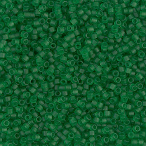 DB-0746 Green Matte 11/0 Miyuki Delica Seed Beads (10 gram bag)