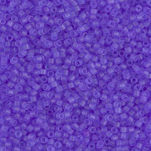 DB-0783 Purple Dyed Matte 11/0 Miyuki Delica Seed Beads (10 gram bag)