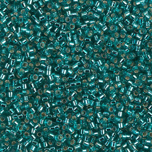 DB-1208 Caribbean Teal SL 11/0 Miyuki Delica Seed Beads (10 gram bag)