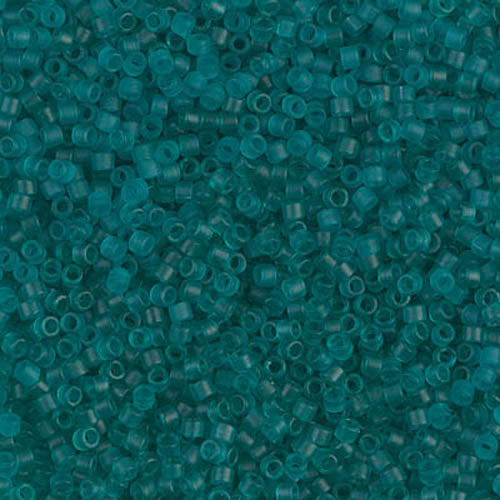 DB-1268 Caribbean Teal Matte 11/0 Miyuki Delica Seed Beads (10 gram bag)