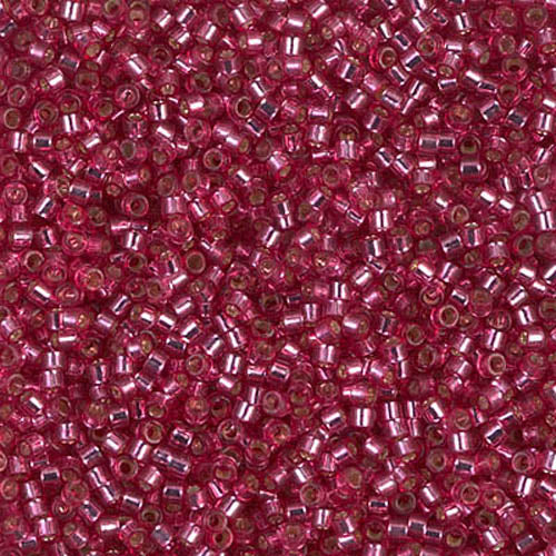 DB-1341 Dark Rose Dyed SL 11/0 Miyuki Delica Seed Beads (10 gram bag)