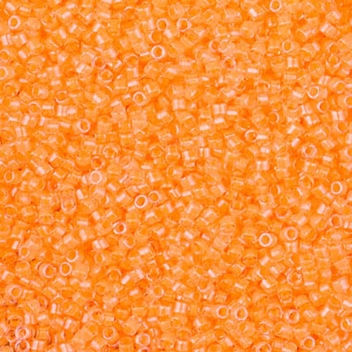 DB-2033 Luminous Creamsicle CL 11/0 Miyuki Delica Seed Beads (10 gram bag)